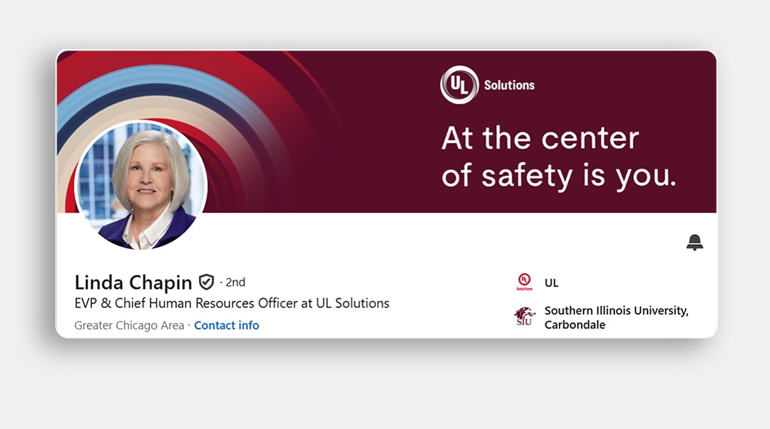 A LinkedIn personal banner