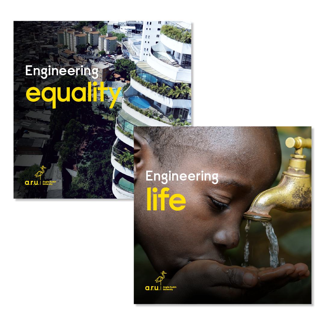 Anglia Ruskin square advert Engineering