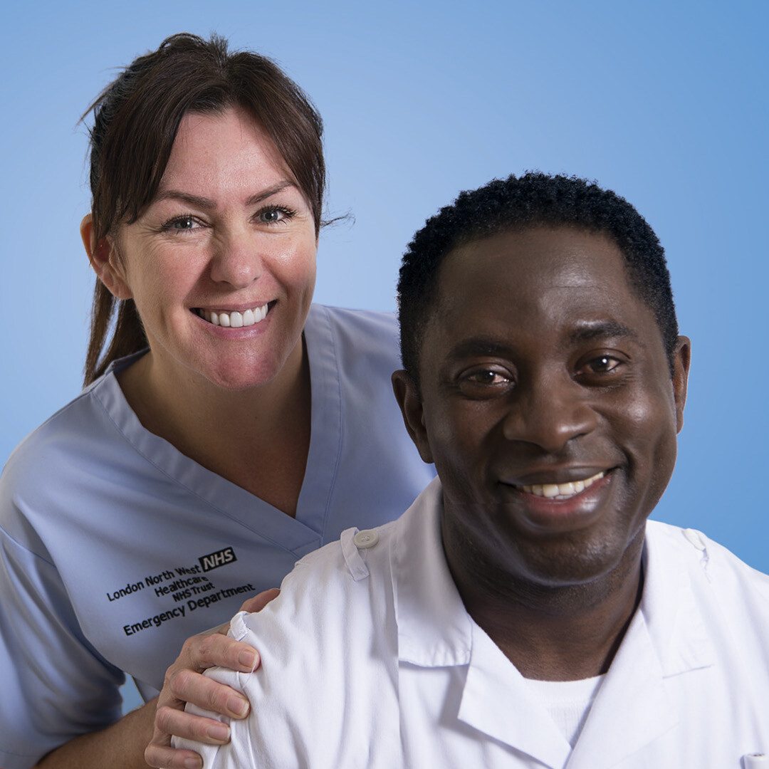 two employees portrait