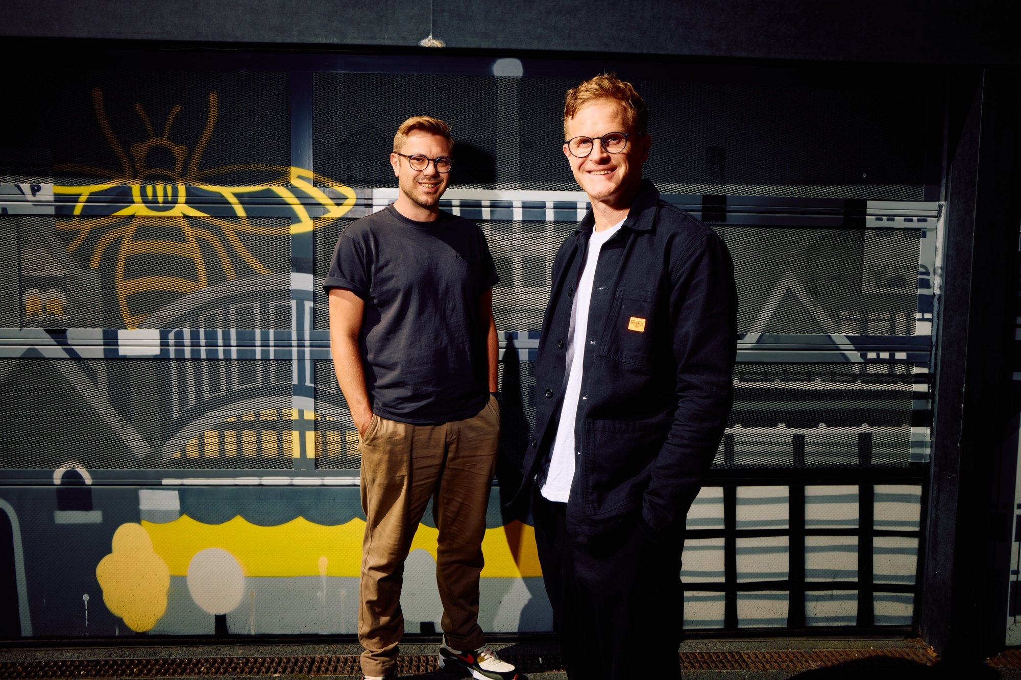 Richard and Ed in Manchester