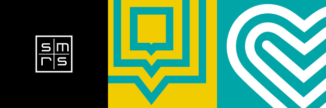 Blog header with icons